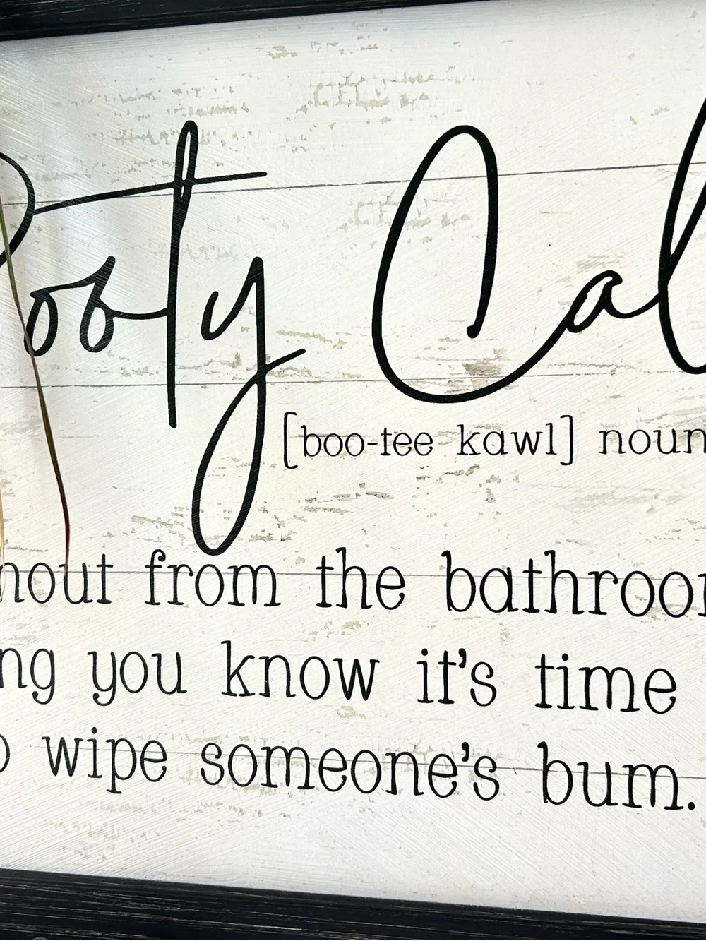 🌴Humorous Wall Sign With a Message Framed with Wood